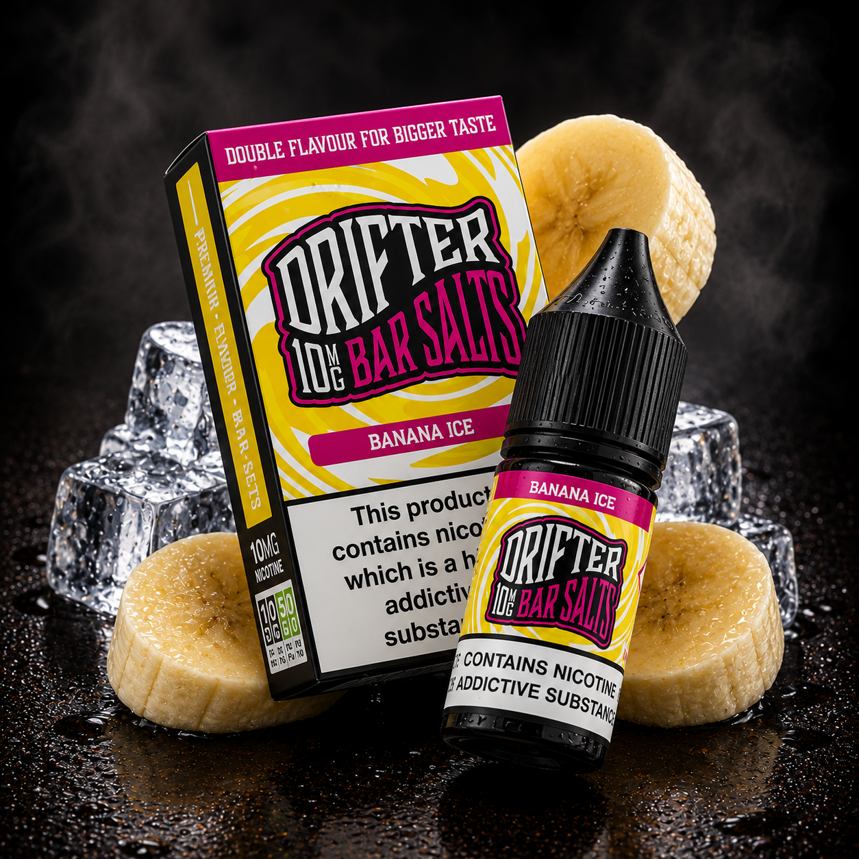 Sales Banana Ice - Juice Sauz Drifter Bar Salts 10-20ml