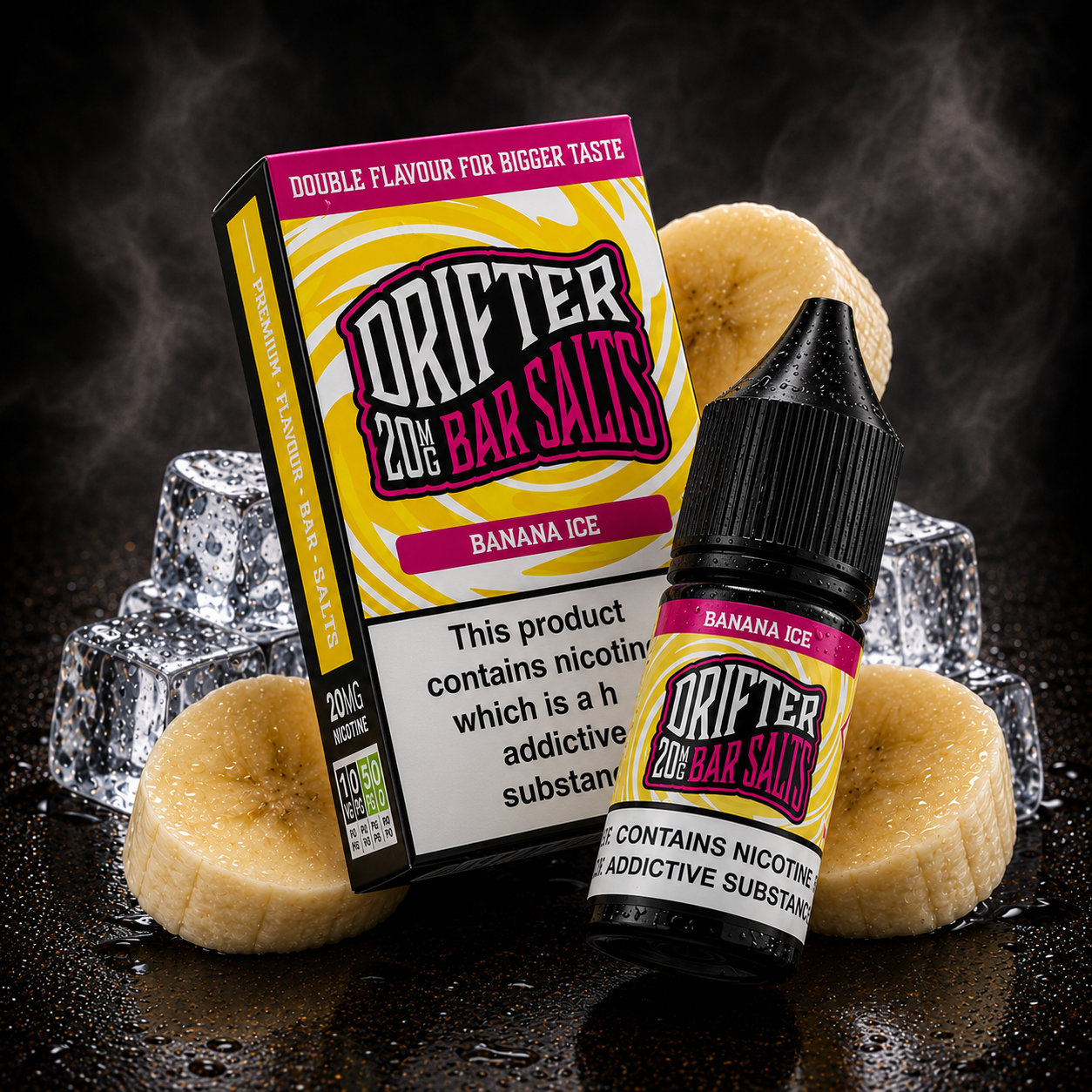 Sales Banana Ice - Juice Sauz Drifter Bar Salts 10-20ml