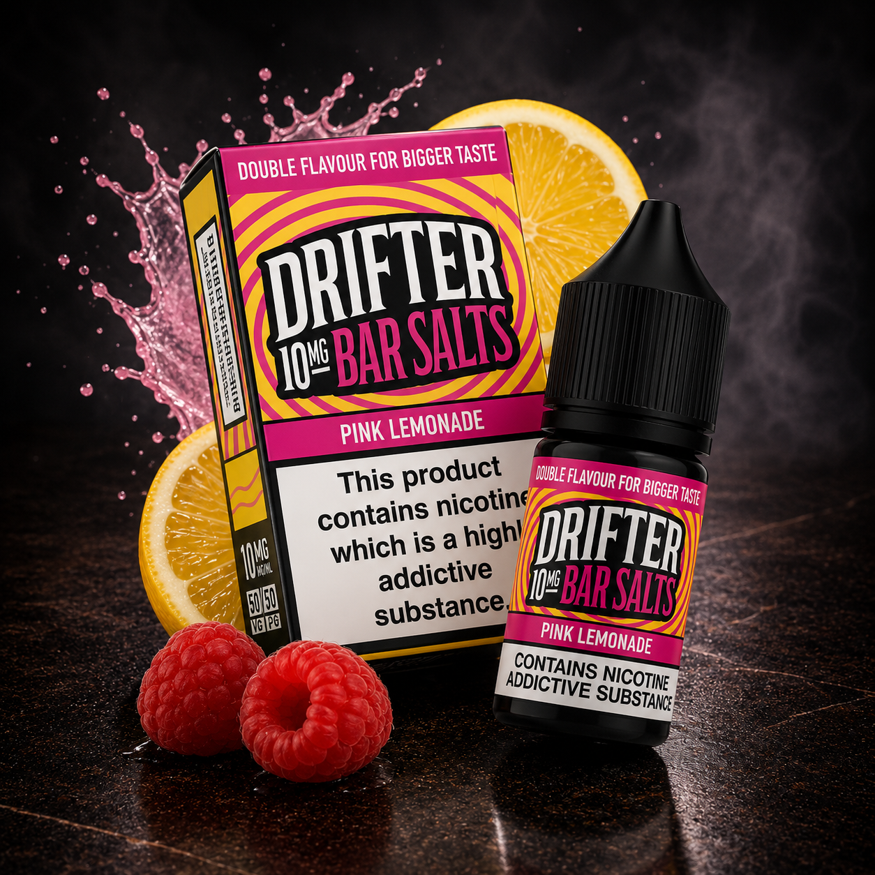 Sales Pink Lemonade - Juice Sauz Drifter Bar Salts 10-20ml