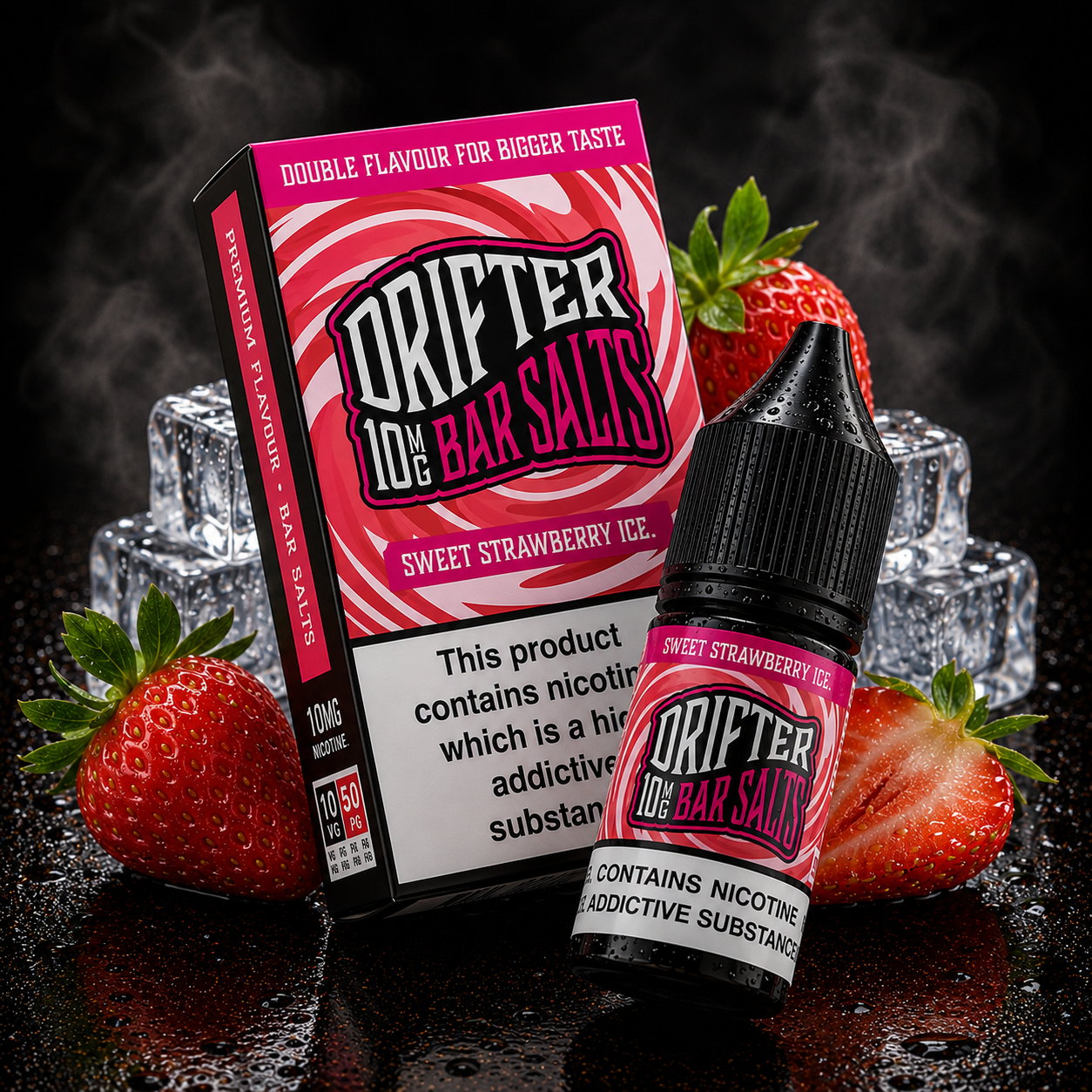 Sales Sweet Strawberry Ice - Juice Sauz Drifter Bar Salts 10-20ml